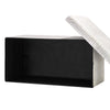 Concealed Cache Padded Foldable Storage Stool